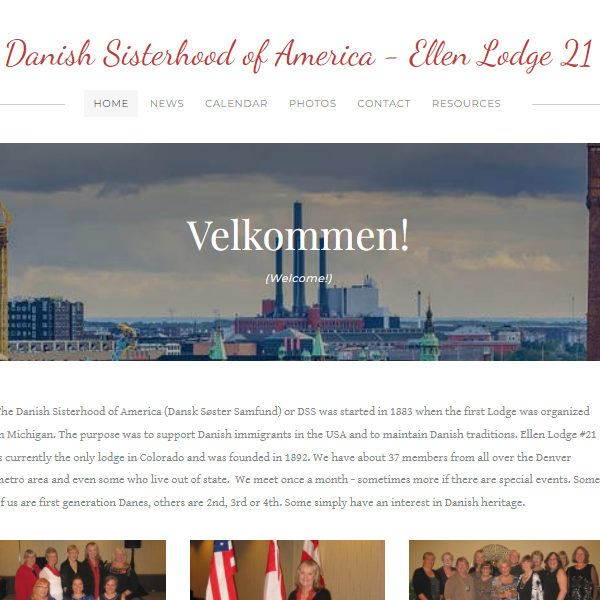 Danish Organizations in Colorado - Danish Sisterhood of America Ellen Lodge 21